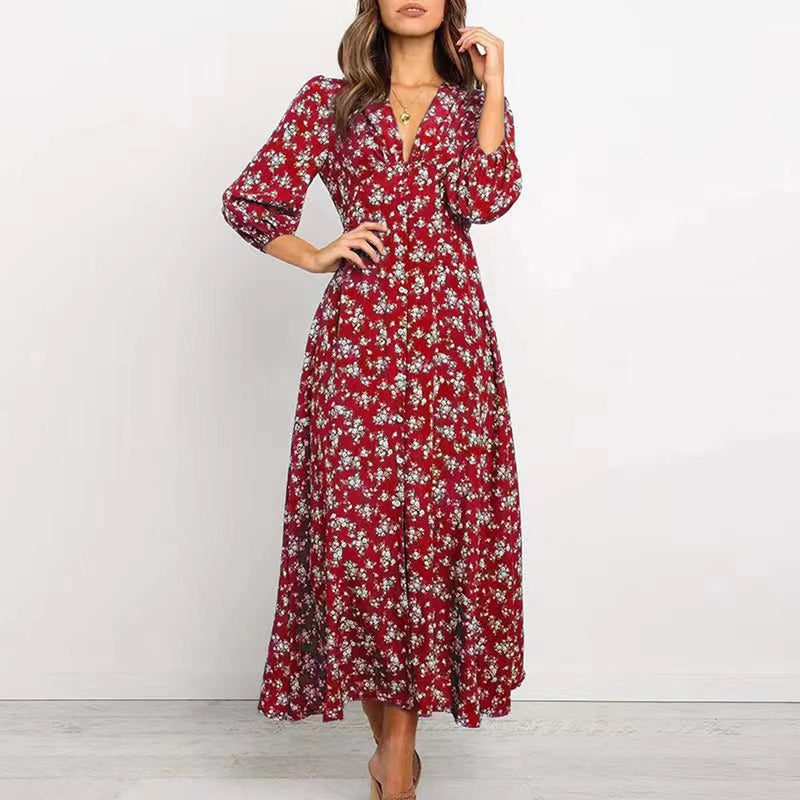 Women's Floral Maxi Dress