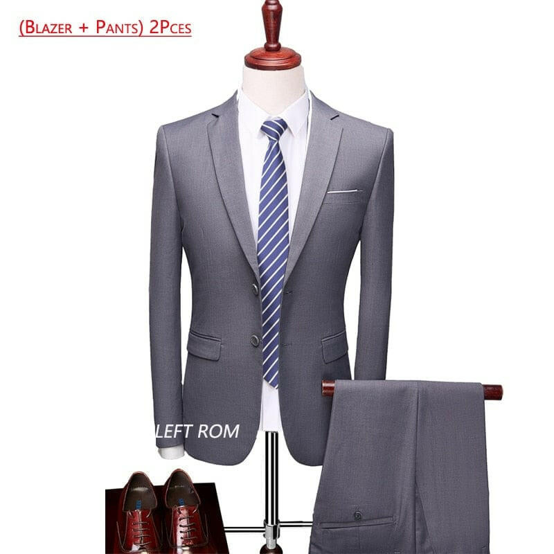 Mens Suit Three-piece