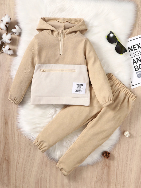 Boy Long Sleeve Hoodie Jacket +Pants