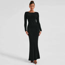 Women's high stretch Bodycon Long Dress