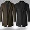 Men's Long Woolen Coat