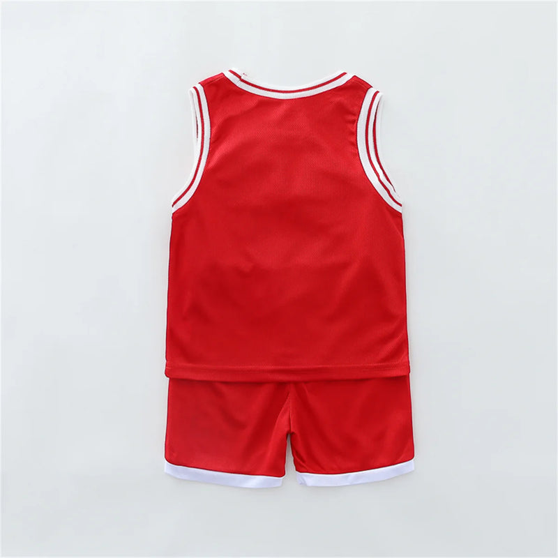 Kids Tank Top Basketball Jersey Sets