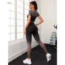 Women's 2 Pieces Gradient Sports Set