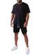 Men's Muscle Loose Short Sleeve Sets