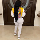 Women's Retro bomber jacket