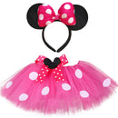 Girls Minnie Tutu Skirt And Hairband