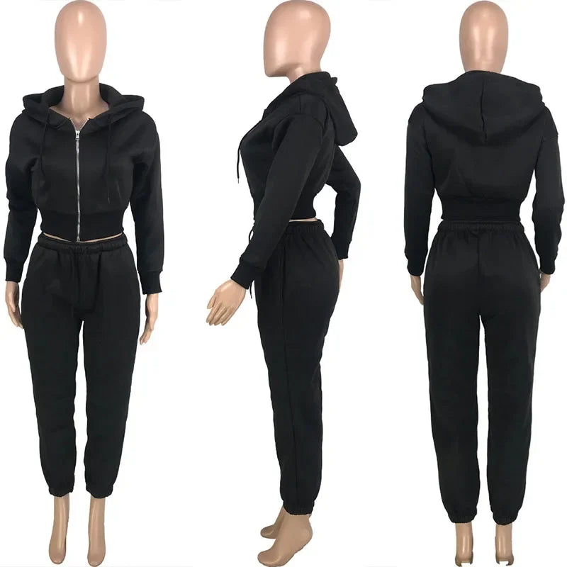 Women's Causual Two Piece Traksuit