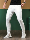 Men's Zipper Stretch Jeans