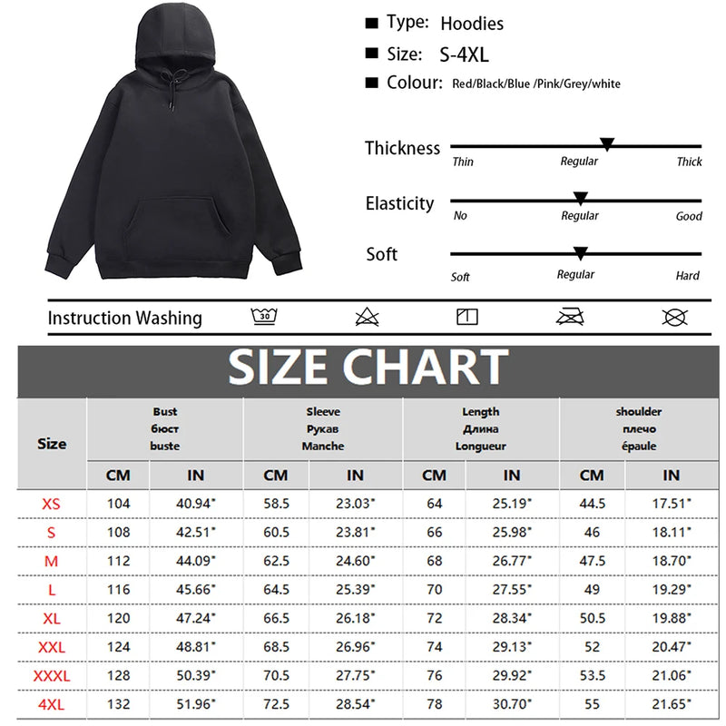 Unisex Oversize Casual Hoodie