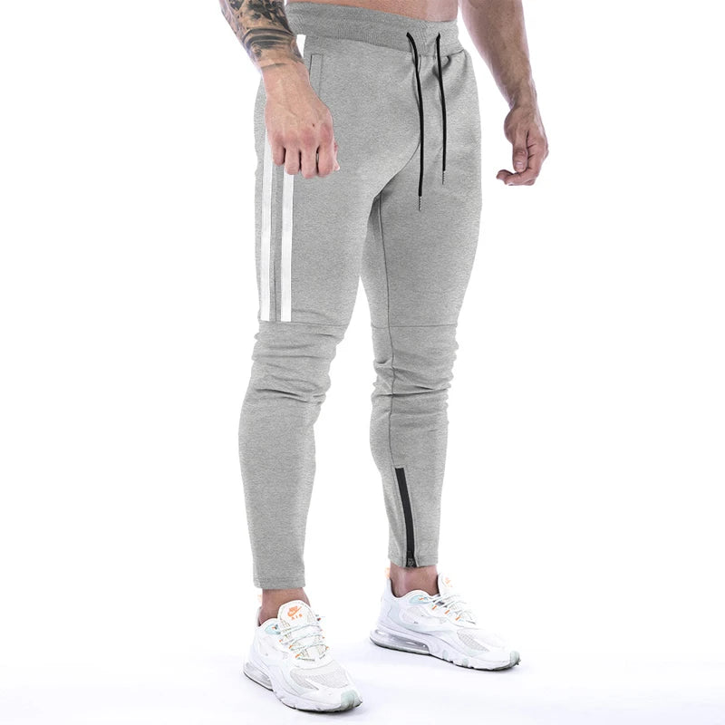 Men Running Fitness Sweatpants Quick Dry Casual Training Sport Pants Elastic Jogging Trousers Gym Workout Pants Male Gym Clothes