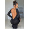 Women’s Long-Sleeved Backless Hip Dress