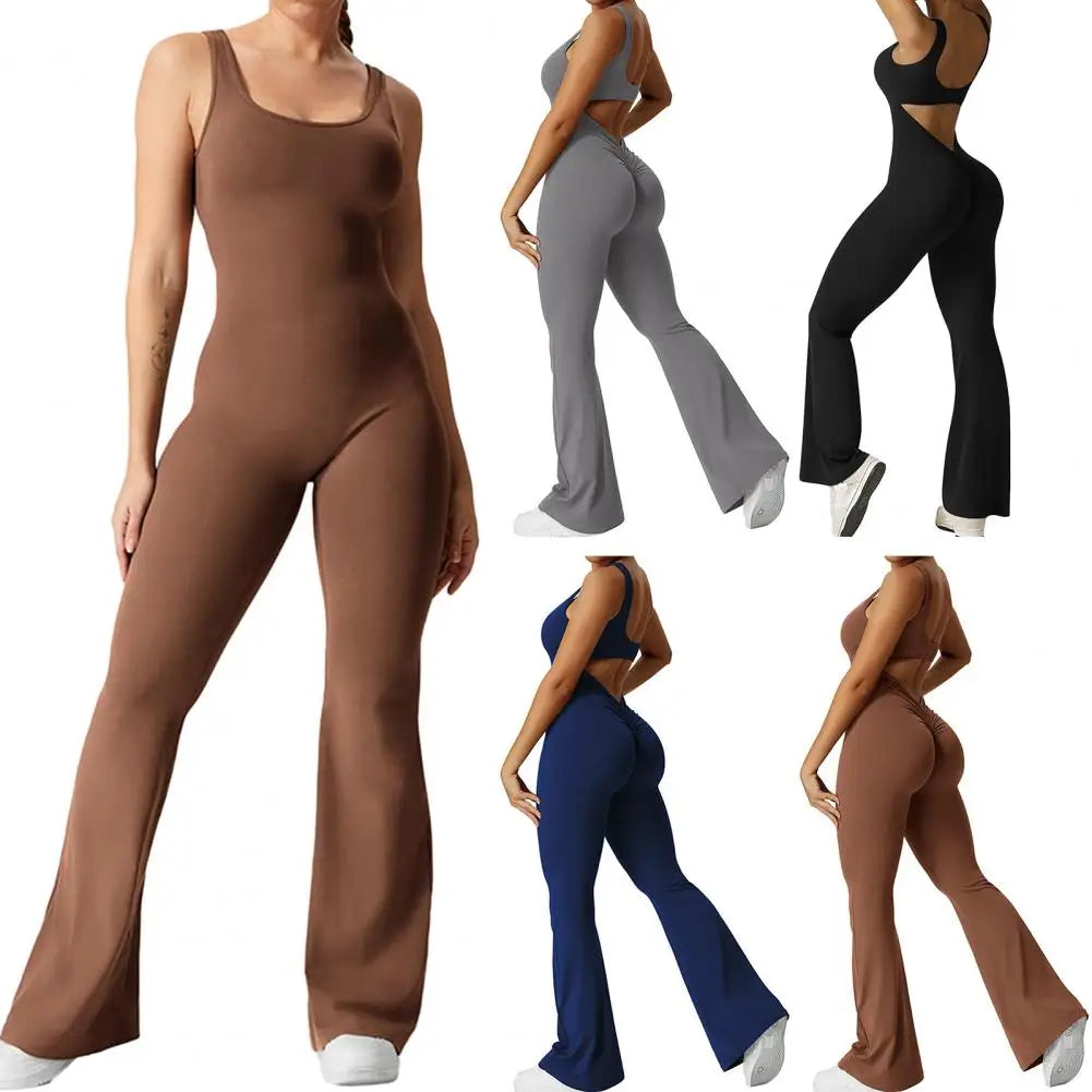 Women Backless Jumpsuit