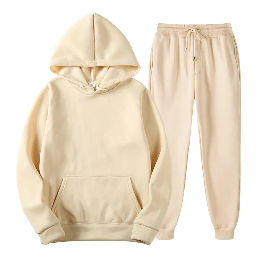 Men's Hoodies + Sweatpants Tracksuit