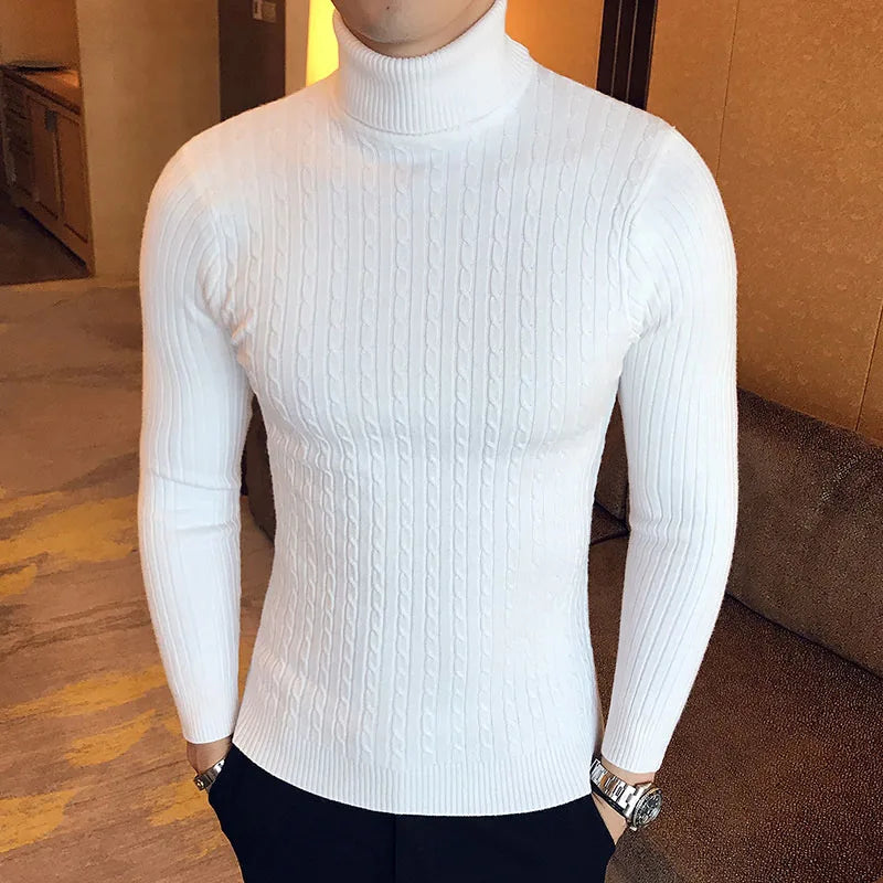 Knitted Warm Casual Turtleneck Sweater