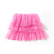 Girls Solid Mini Casual Tutu Skirts