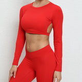 Women’s Long Sleeve Crop Top