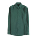 Men's Turn-down Collar Buttons Solid Color Long Sleeve Shirt