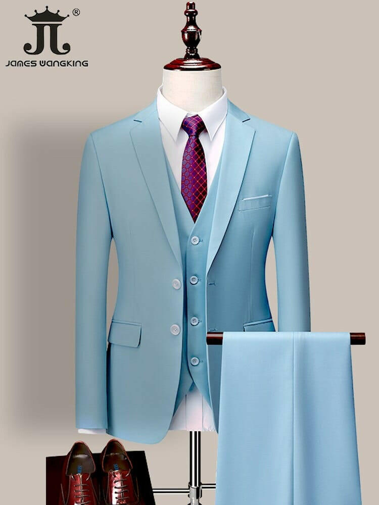 Mens Suit Three-piece