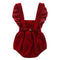 Girls Ruffles Lace Sleeveless One-Piece