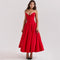 Women's Strapless Elegant Fit and Flare Maxi Dress