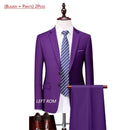 Mens Suit Three-piece