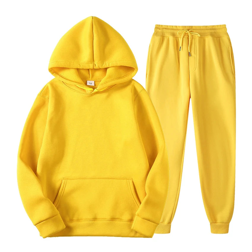 Men's Hoodies + Sweatpants Tracksuit