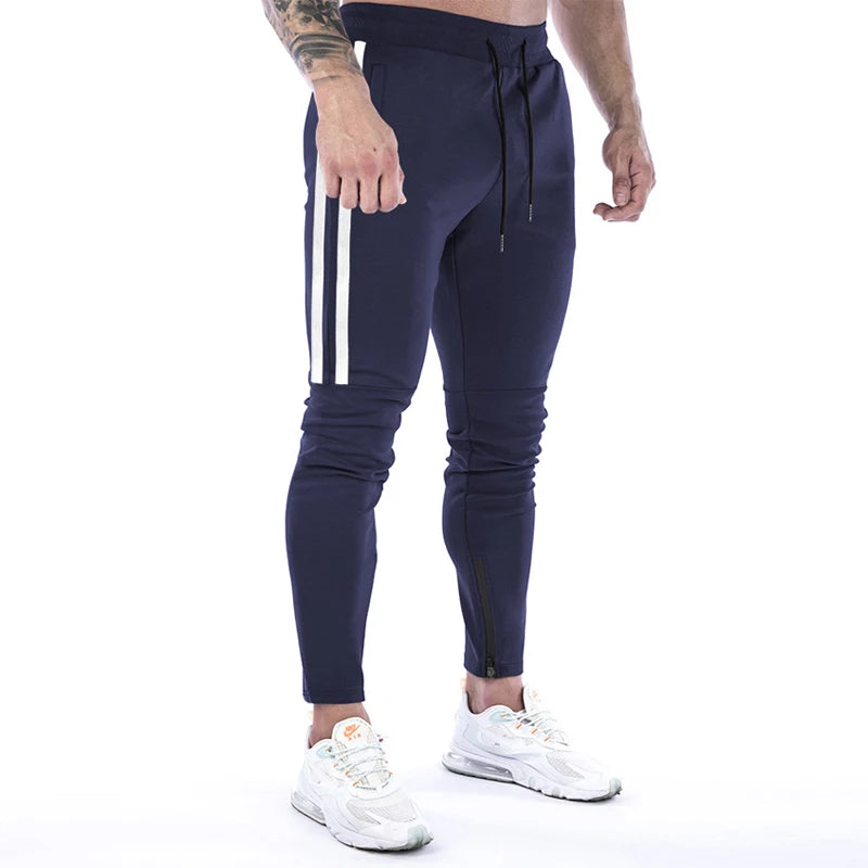 Men Running Fitness Sweatpants Quick Dry Casual Training Sport Pants Elastic Jogging Trousers Gym Workout Pants Male Gym Clothes