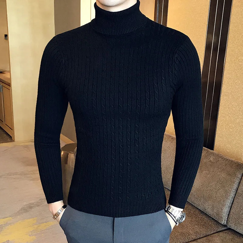 Knitted Warm Casual Turtleneck Sweater