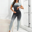 Women's 2 Pieces Gradient Sports Set