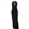 Women’s Lace Halterneck Floral Backless Maxi Dress