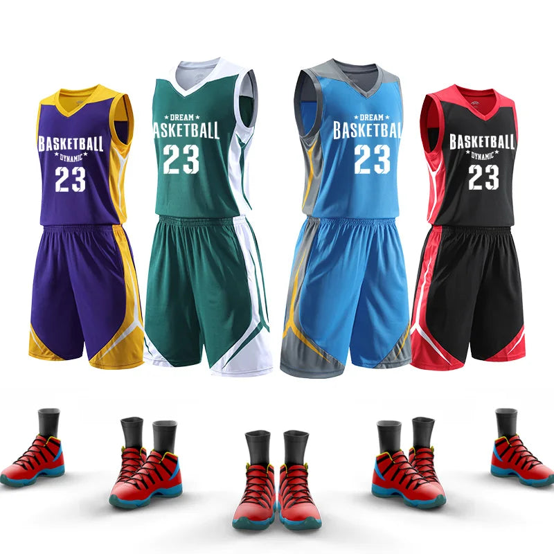 Men's Sleeves-less Basketball Jerseys