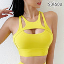 Women's Elastic Gym Sports Bra