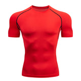 Men Compression Short Sleeve Sport Top