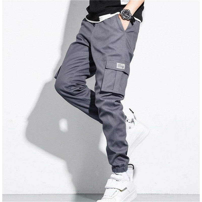 Men Joggers Cargo Pants with Multi-pocket