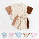 Boys Girls Cotton Short Sleeve T shirt And Shorts Co-Ord