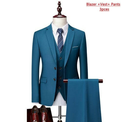 Mens Suit Three-piece