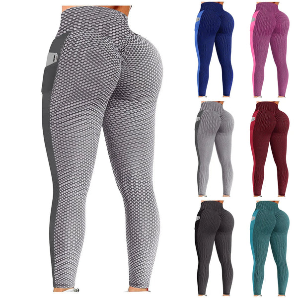 Women's Butt Lift Workout Leggings With Side Pocket