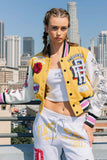 Women's Retro bomber jacket