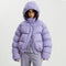 Women Short Fluffy Puffer Jacket