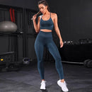 Women's Seamless High Waist Leggings And Active Top Sets