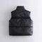 Women’s Black Stand Collar Vest