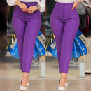 Women Slim Black Formal Pants