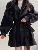 Warm Elegant Belt Coat