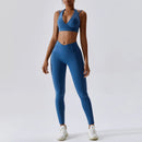 Women's High Waist Leggings and Sports Bra