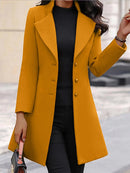 Women's Cross Woolen Coat