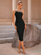 Women's Strapless Bodycon Bandage Dress