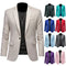 Men's One Button Blazer