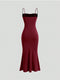 Women’s Burgundy Maxi Dress