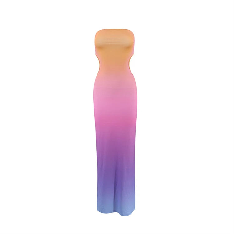 Women's Gradient Color Dress