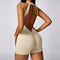 Women’s Backless Sports Short Romper